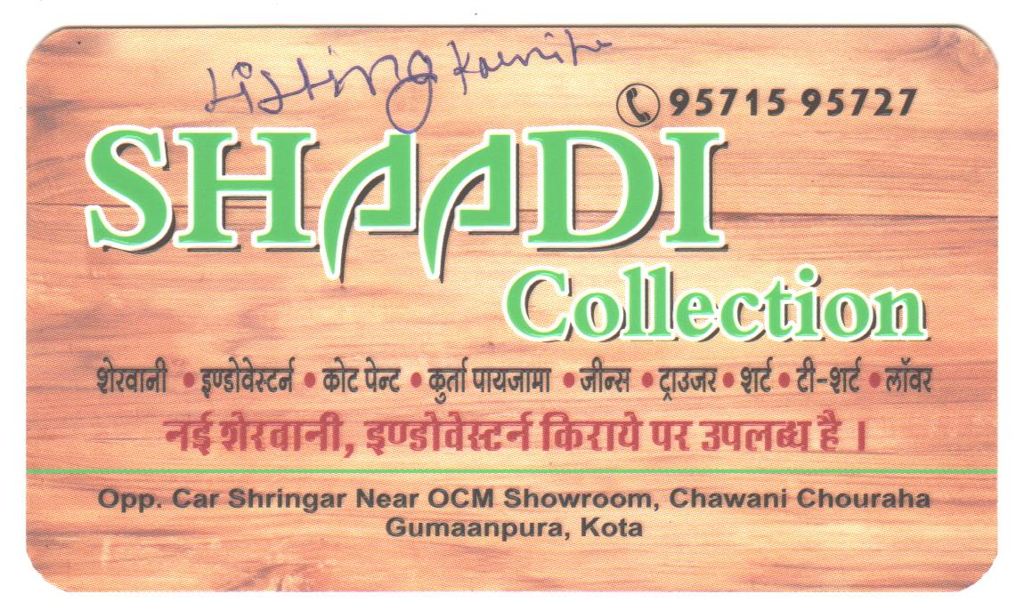 SHAADI COLLECTION 
